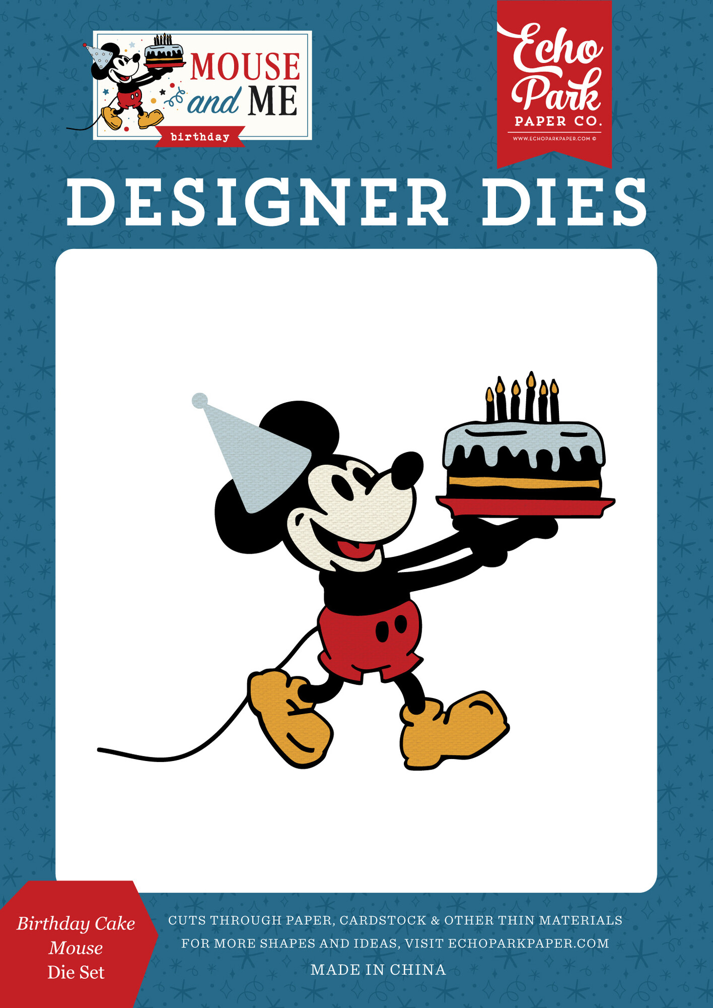 Birthday Cake Mouse - Mouse And Me Birthday - Die