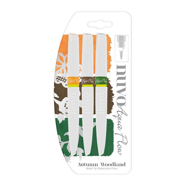 Autumn Woodland - Nuvo Aqua Flow Pens Autumn Woodland - Nuvo Aqua Flow Pens