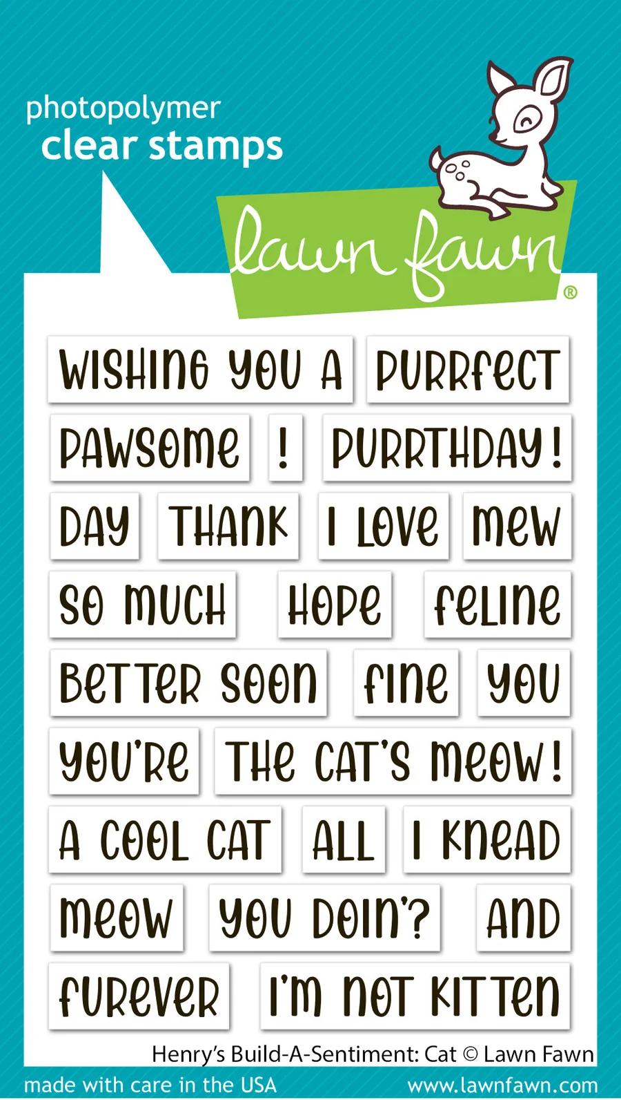 Henry's Build-A-Sentiment: Cat Henry's Build-A-Sentiment: Cat