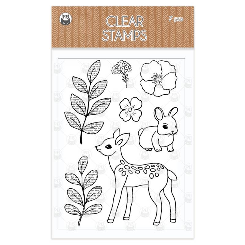 Clear Stamp Set - Forest Tea Party