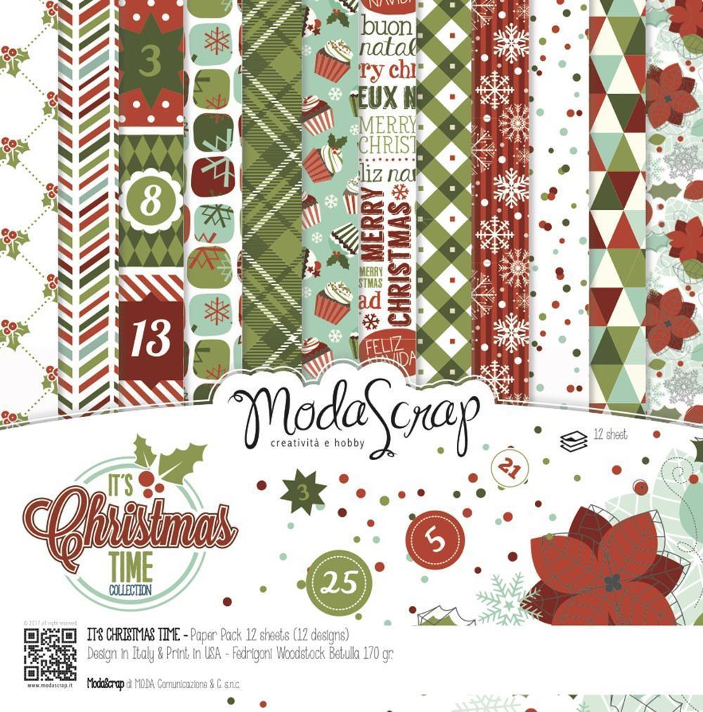 It's Christmas Time - Elizabeth Craft Designs - 12"x12"