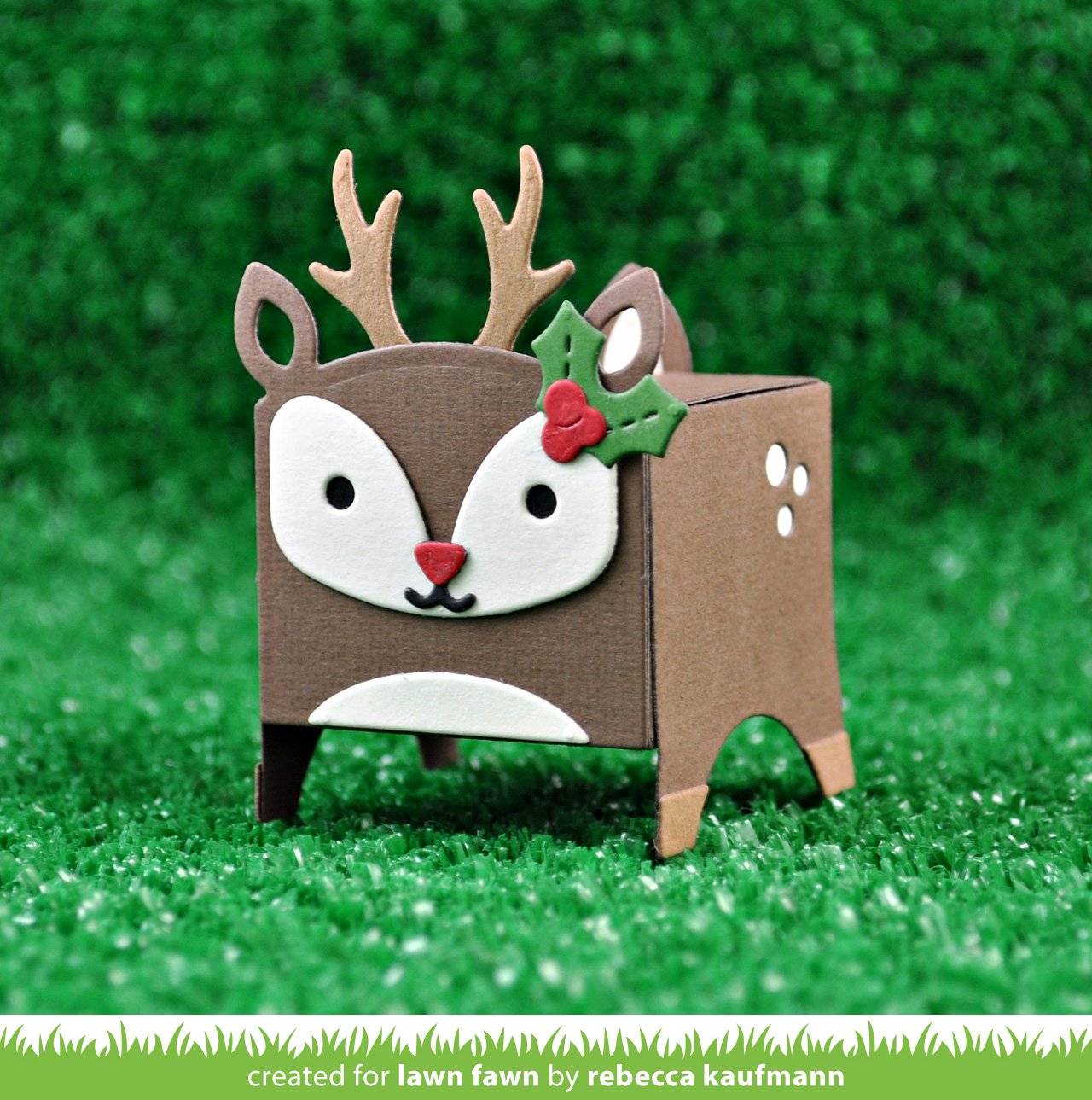 Tiny Gift Box Deer Add-On - Lawn Cuts Tiny Gift Box Deer Add-On - Lawn Cuts