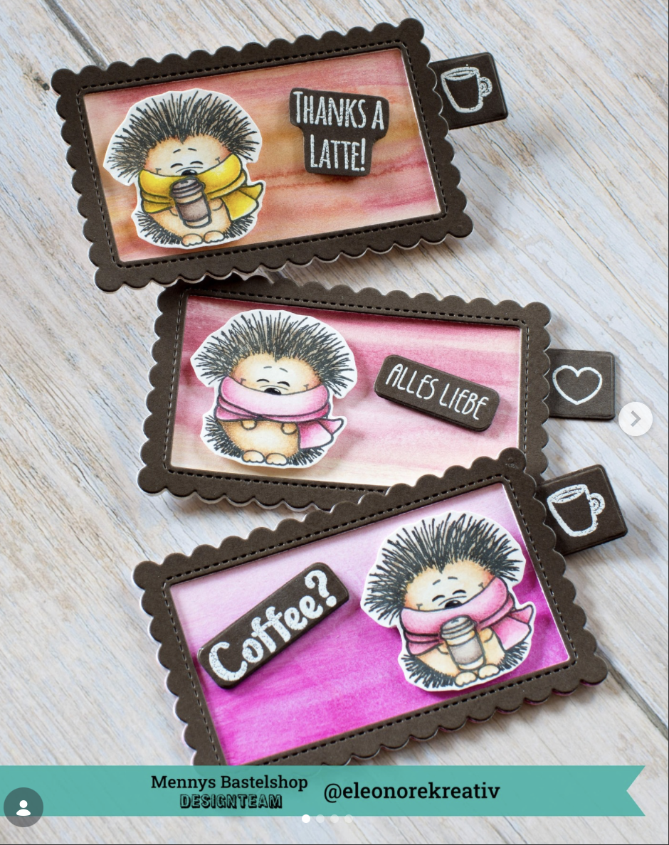 Hedgehog with Coffee