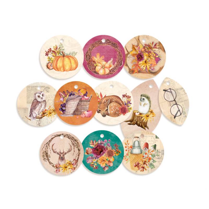 Decorative Tags 01 - The Four Seasons - Autumn