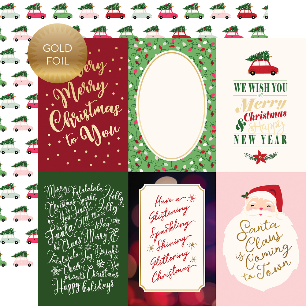 4x6 Journaling Cards - Gold Foiled - Echo Park