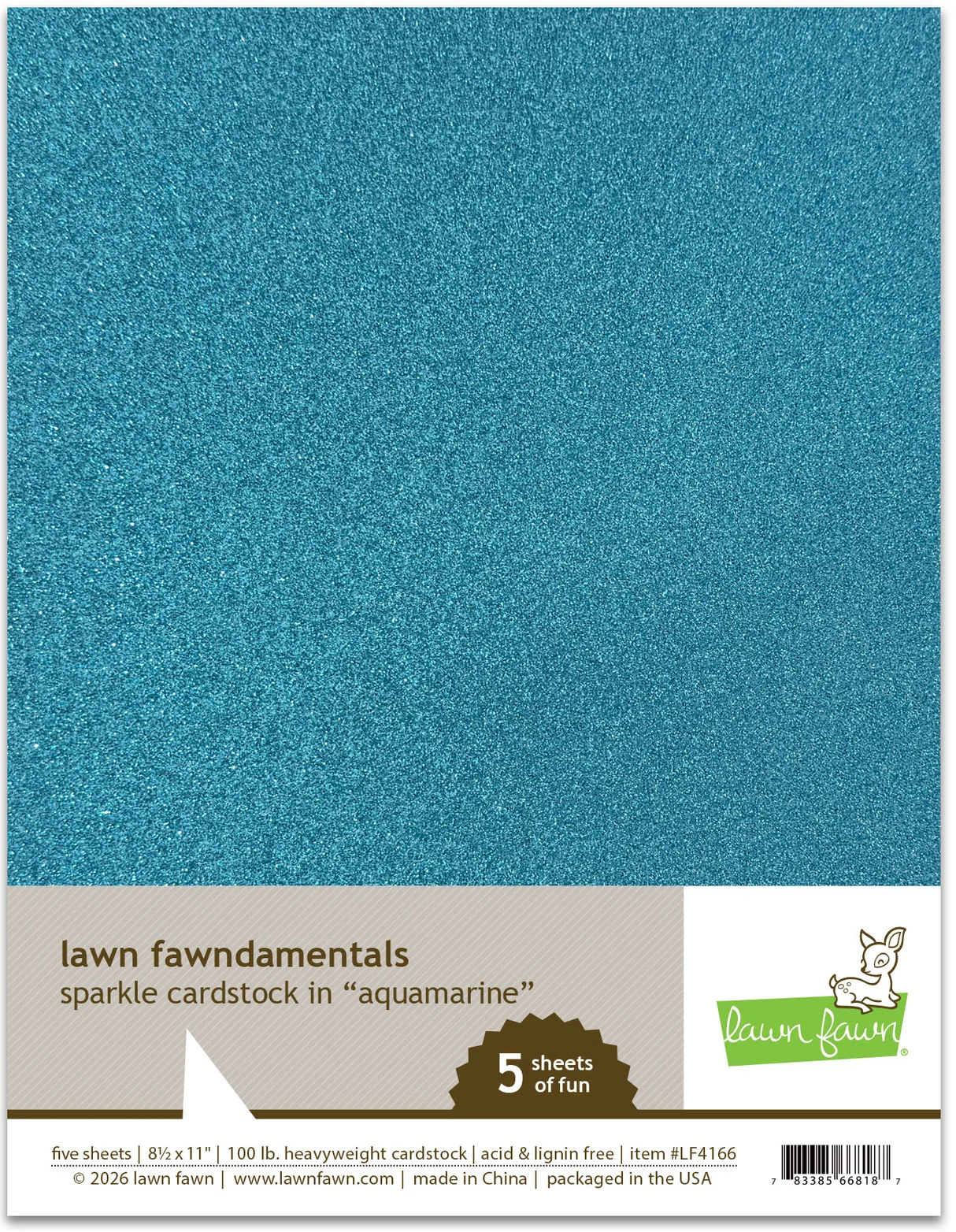 Aquamarine - Sparkle Cardstock Aquamarine - Sparkle Cardstock