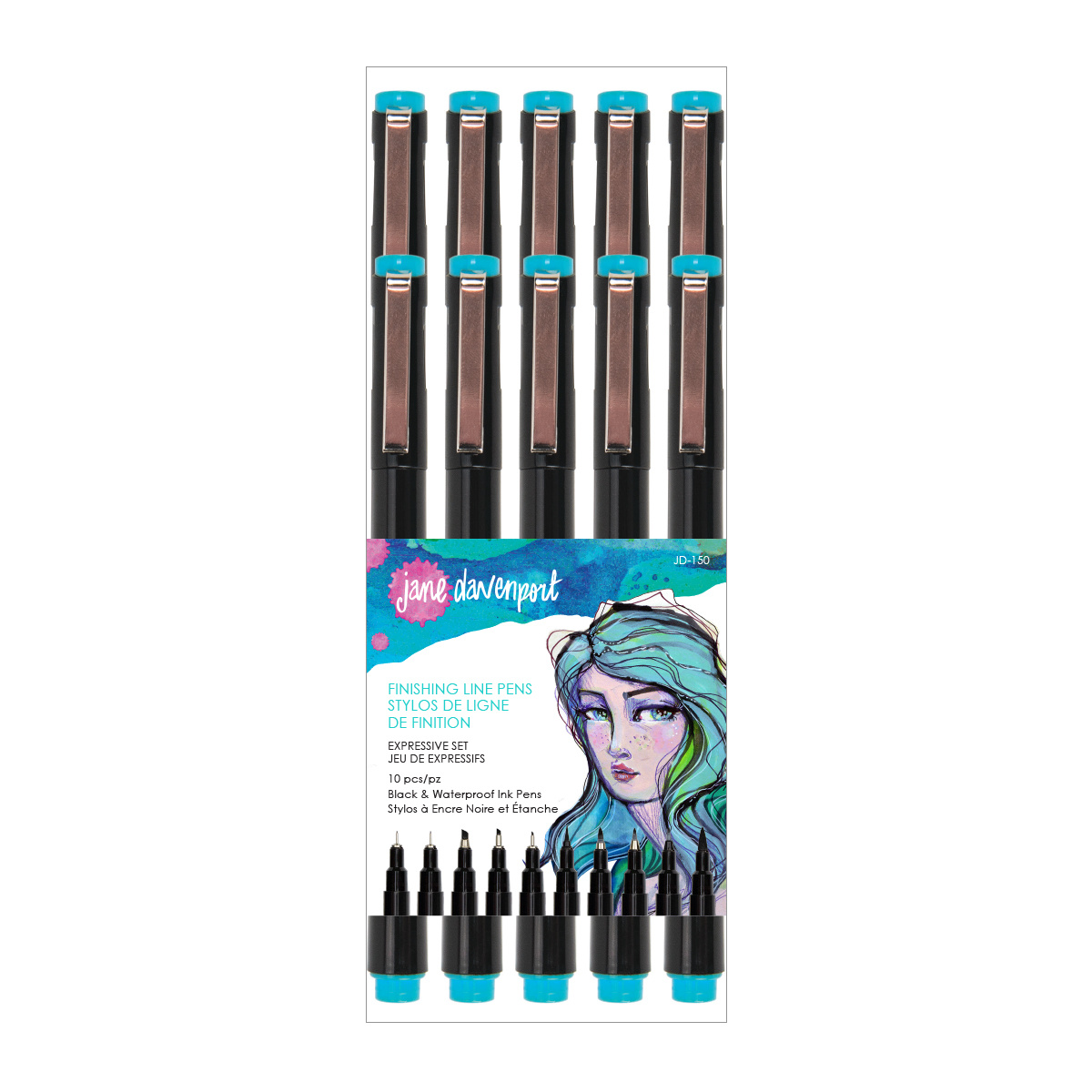 Finishing Line Expressive Pens - Jane Davenport