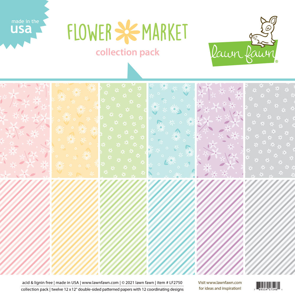 Flower Market - Collection Pack - 12"x12"