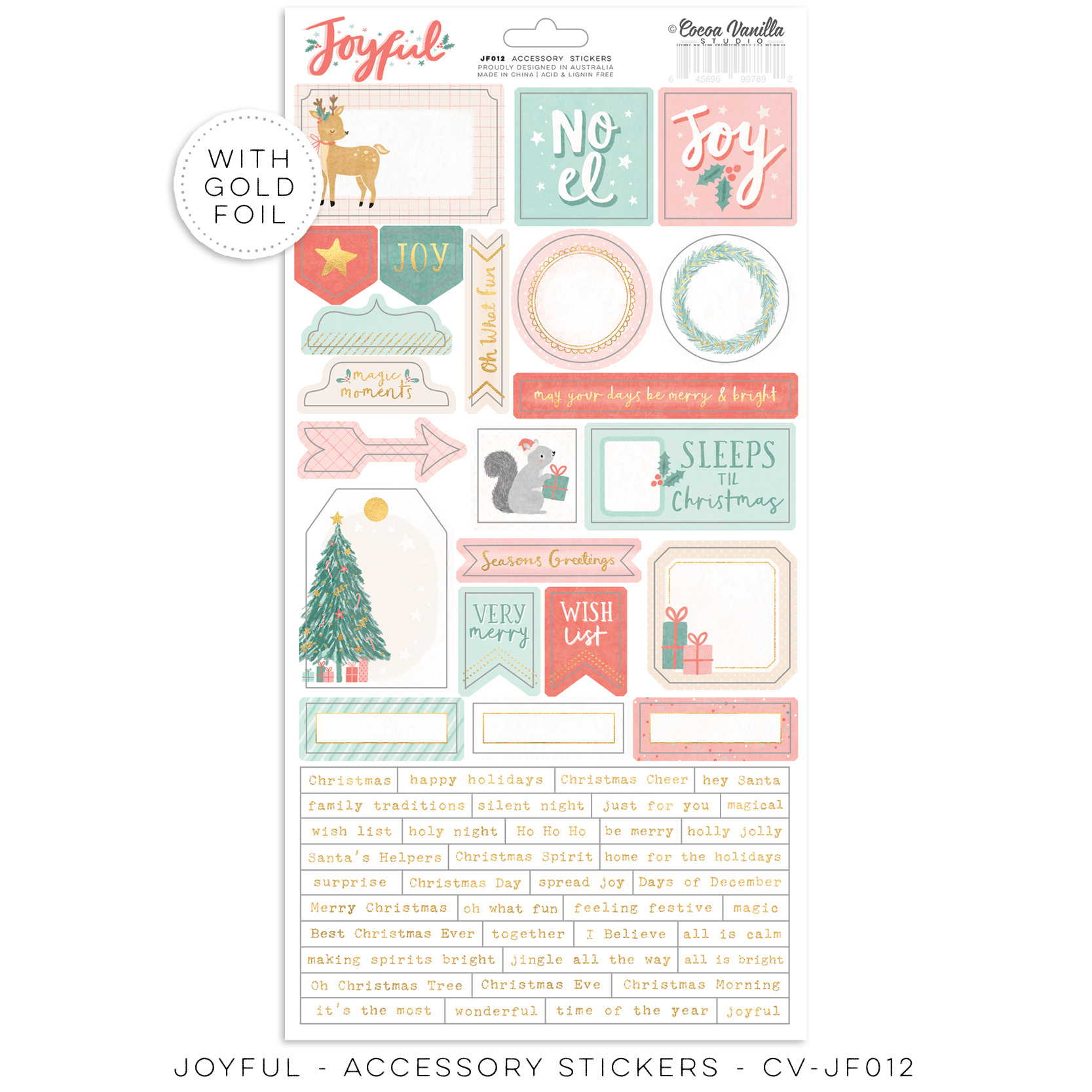 Accessory Stickers - JOYFUL