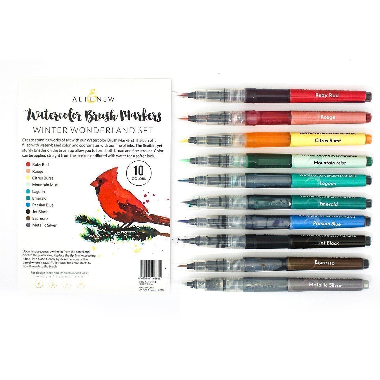 Winter Wonderland Set - Watercolor Brush Markers Winter Wonderland Set - Watercolor Brush Markers
