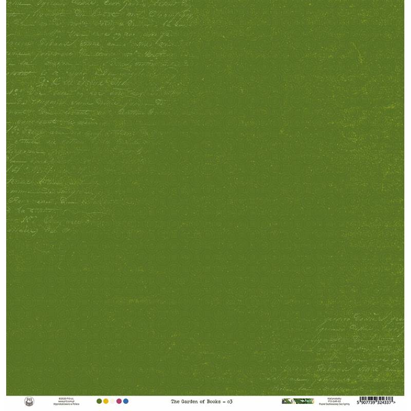 Paper 03 - 12"x12" - The Garden of Books