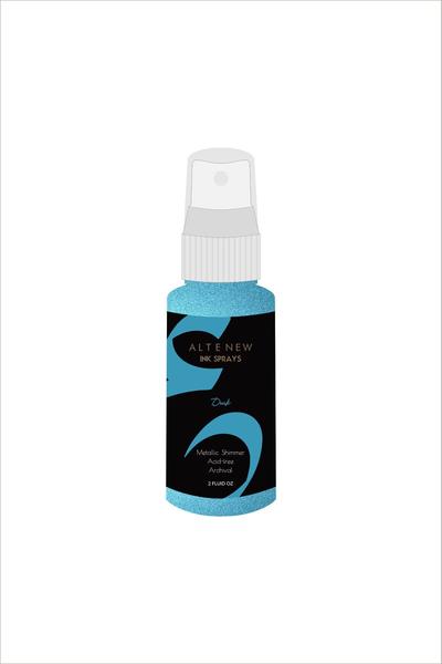 Dusk Metallic Shimmer - Ink Spray