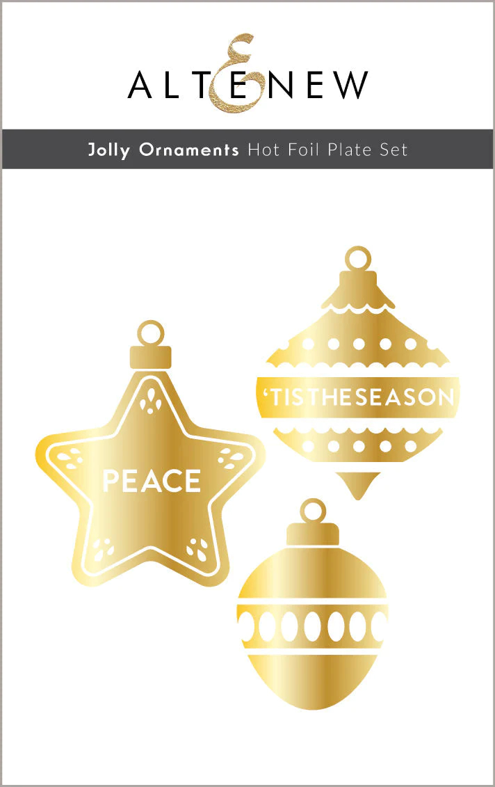 Jolly Ornaments - Hot Foil Plate