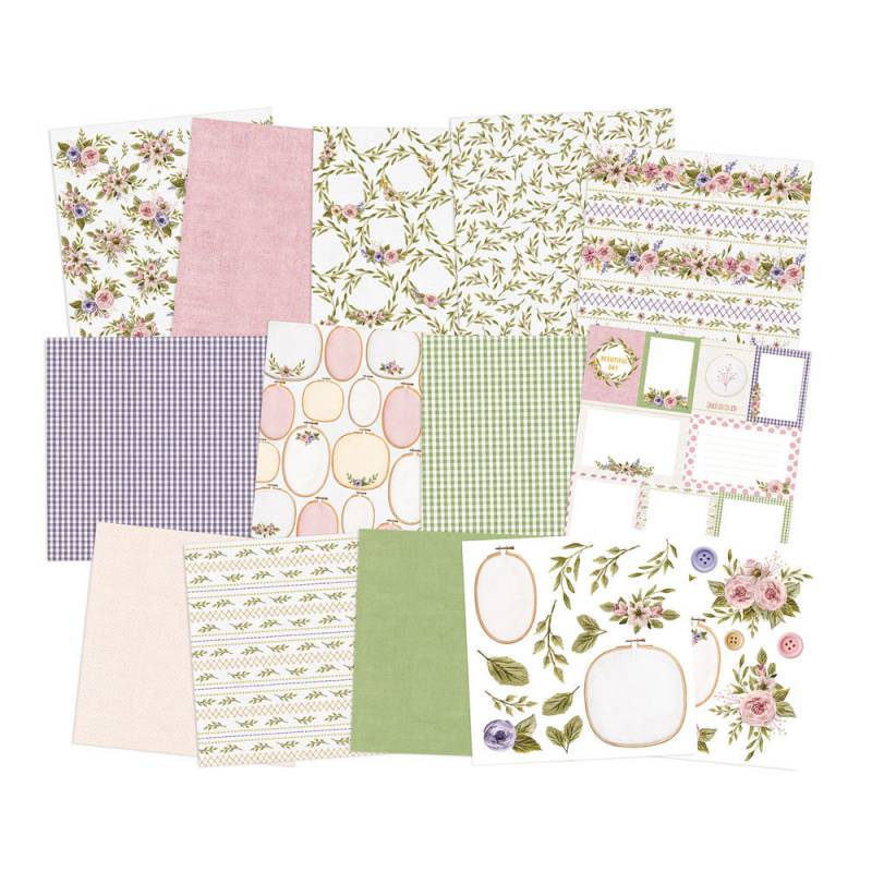 6"x6" - Paper Pad - Stitched with Love