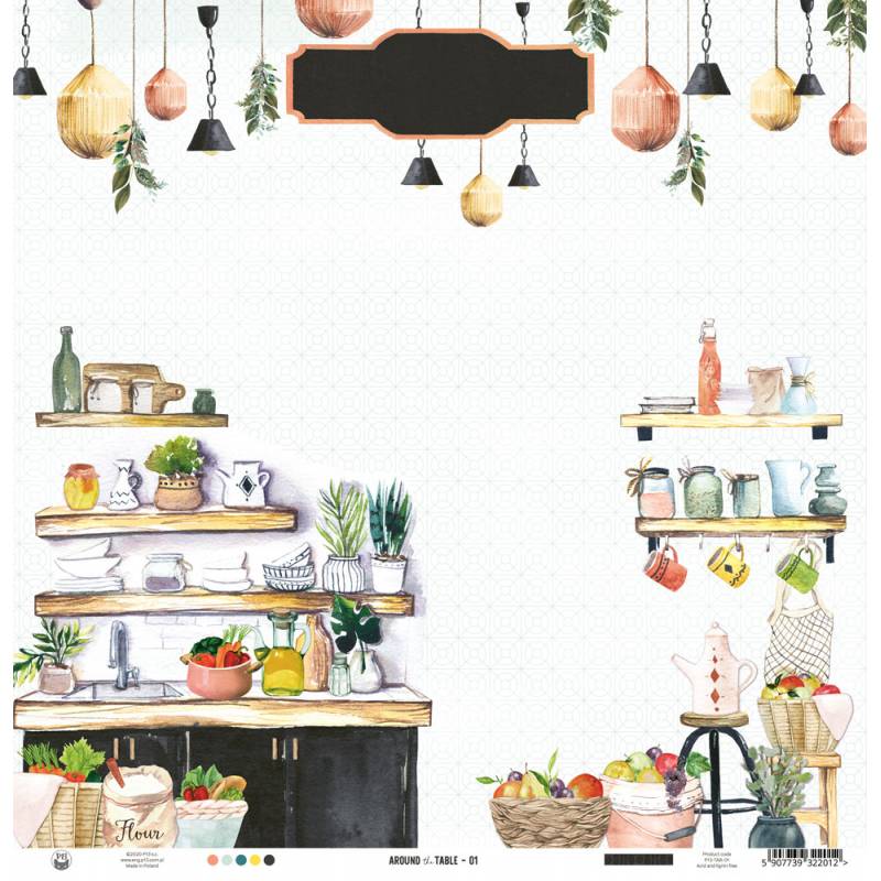 01 - Around the Table - 12"x12"