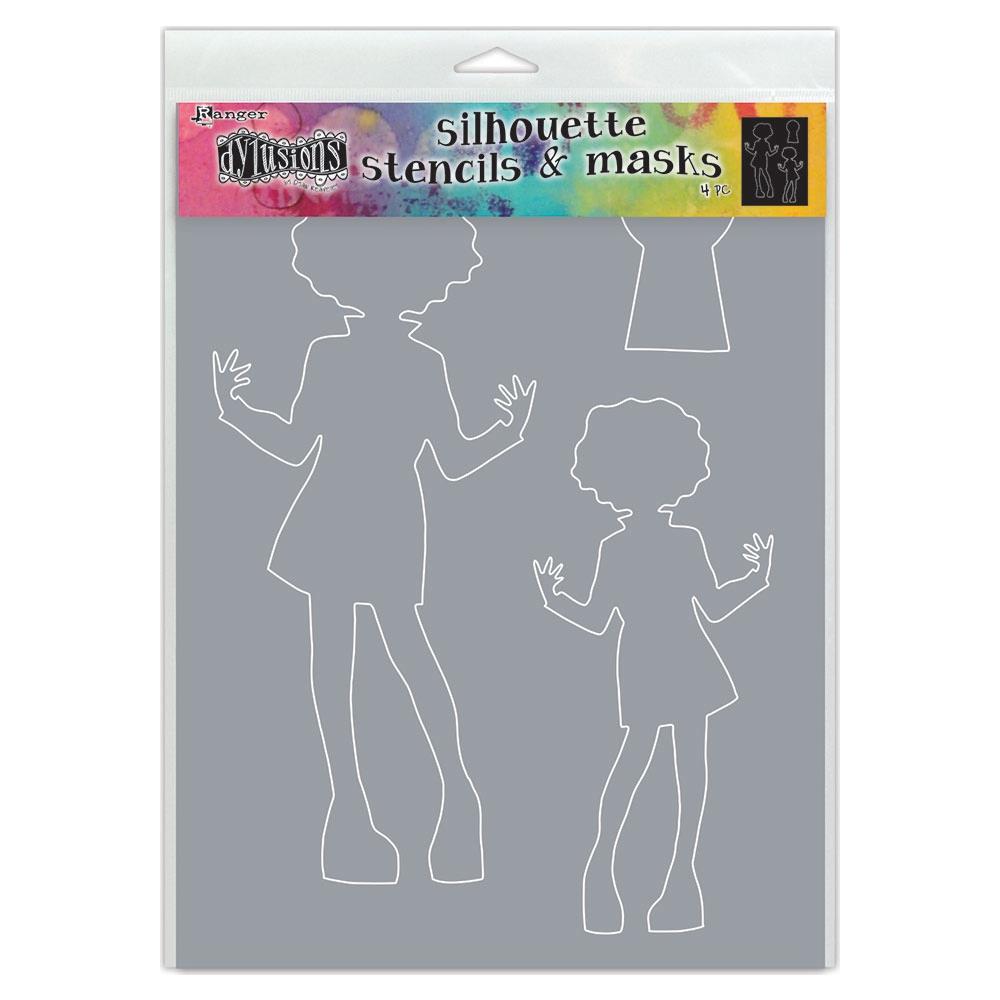 Maisie - Dyan Reaveley's Dylusions Stencils - 9"X12"