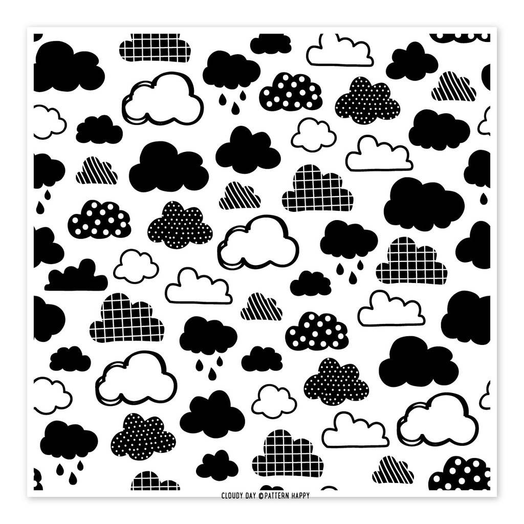 Cloudy Day Pattern Cloudy Day Pattern