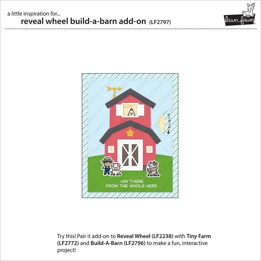 reveal wheel build-a-barn add-on - Lawn Cuts reveal wheel build-a-barn add-on - Lawn Cuts