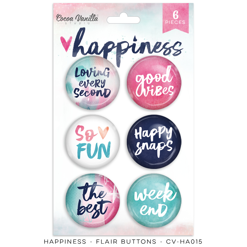 Flair Buttons - Happiness Flair Buttons - Happiness