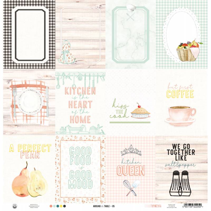 05 - Around the Table -12"x12"