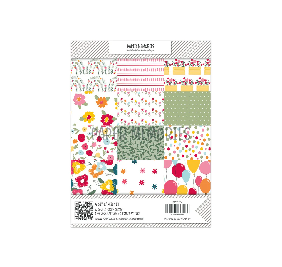 Petal Party - Paper Pad 6X8“ - Spring Memories Petal Party - Paper Pad 6X8“ - Spring Memories