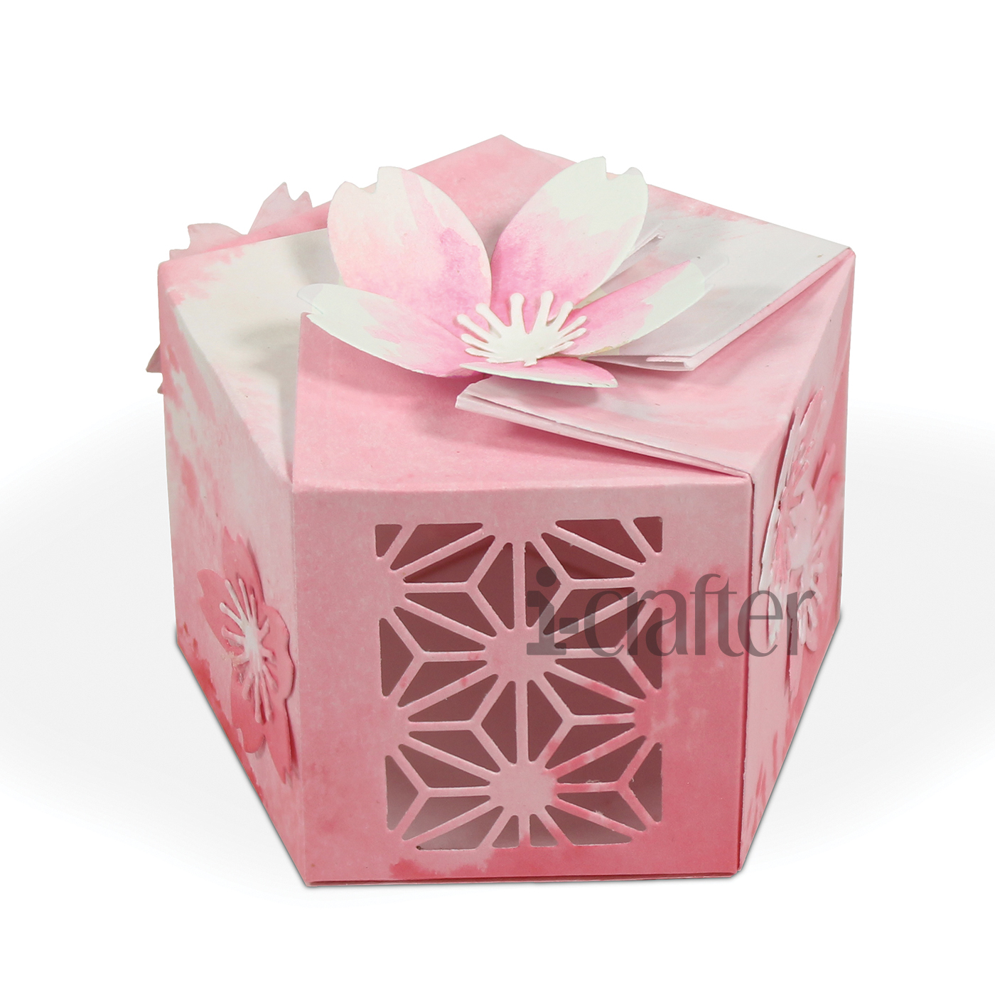 Cherry Blossom Box By Lynda Kanase - Die Set Cherry Blossom Box By Lynda Kanase - Die Set
