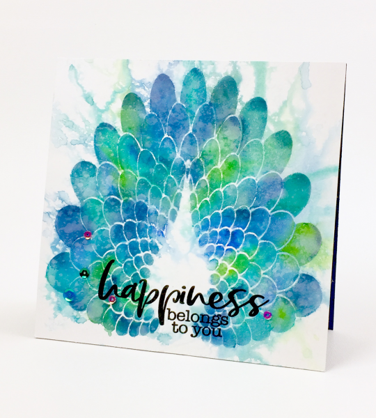 Peacock Tail - Stencil Peacock Tail - Stencil