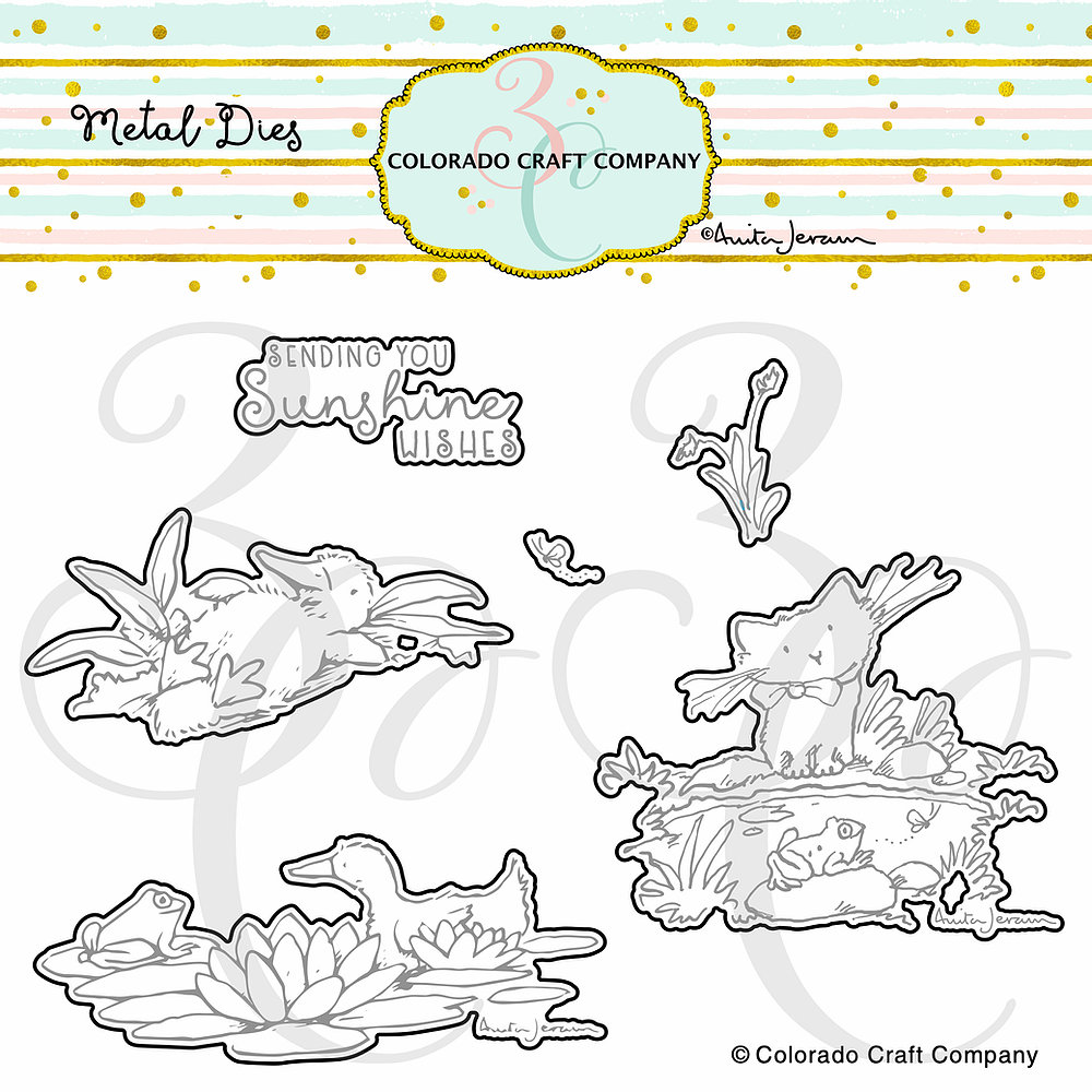 Pond Pampering - Anita Jeram - Die Set
