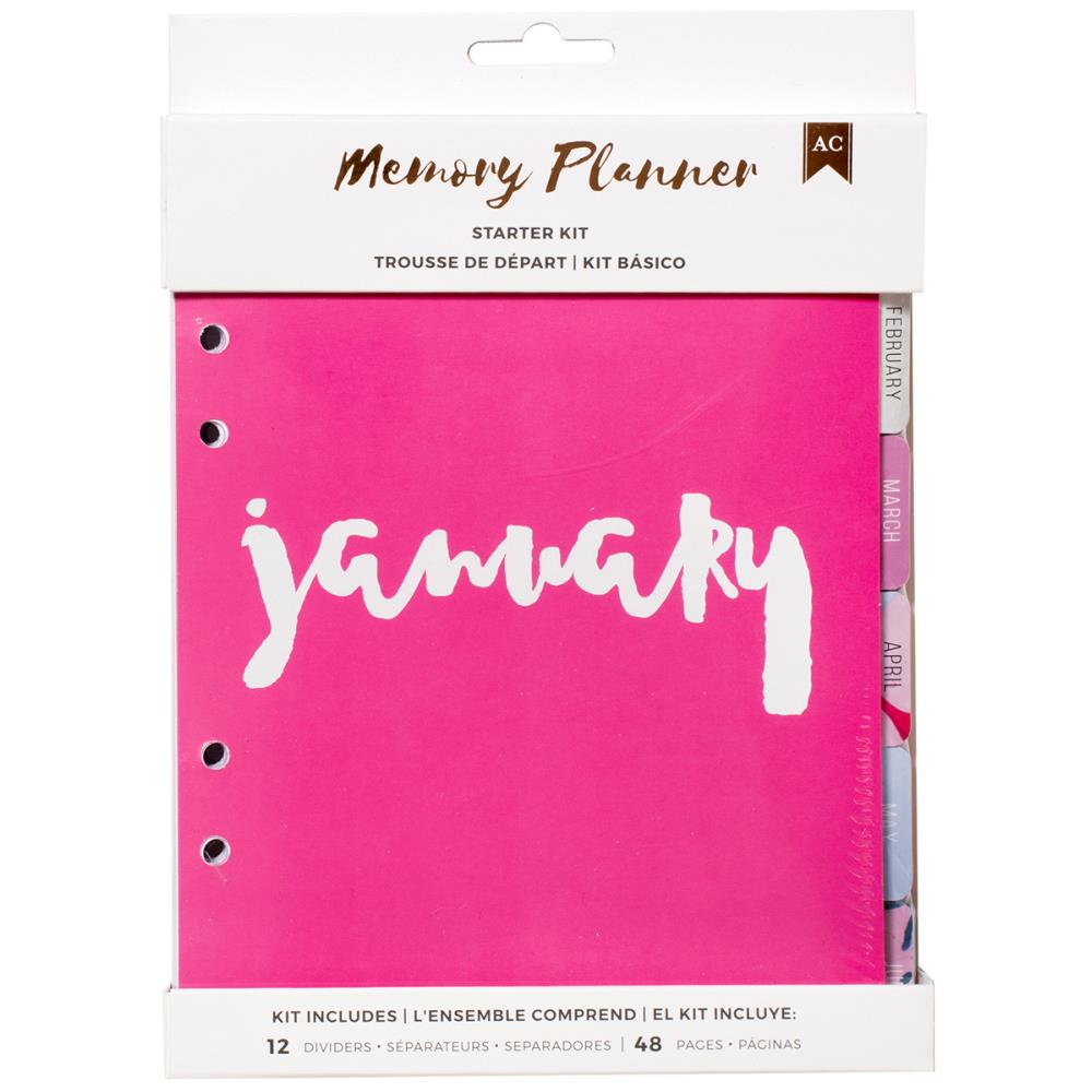 Marble Crush Warm Starter Kit - Memory Planner - American Crafts