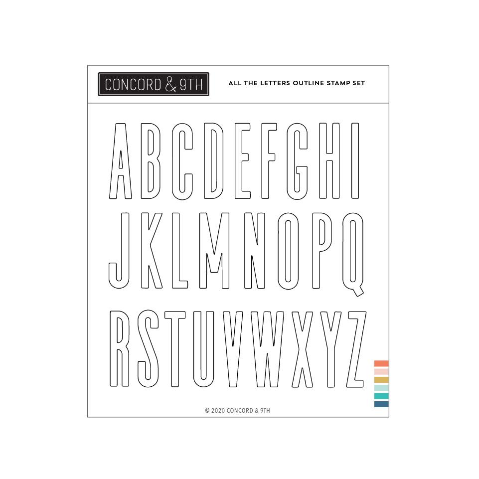 All the Letters Outline