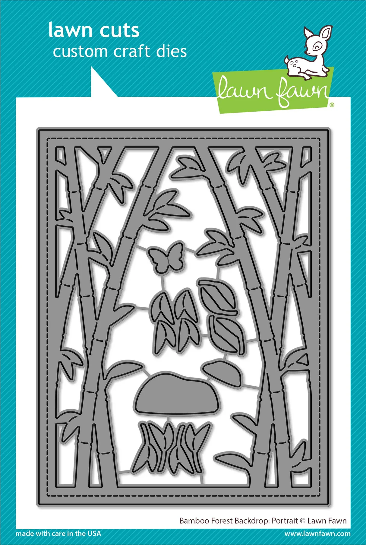 Bamboo Forest Backdrop: Portrait - Lawn Cuts