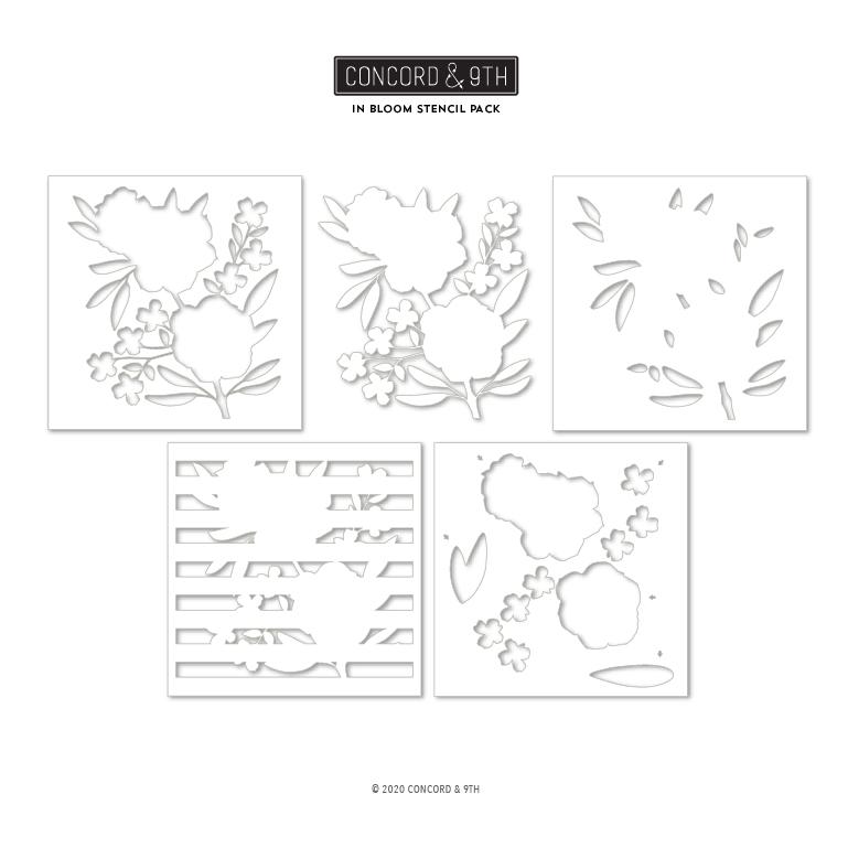 In Bloom - Stencil Pack