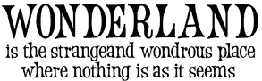 Wonderland - Rubberstamp Wonderland - Rubberstamp