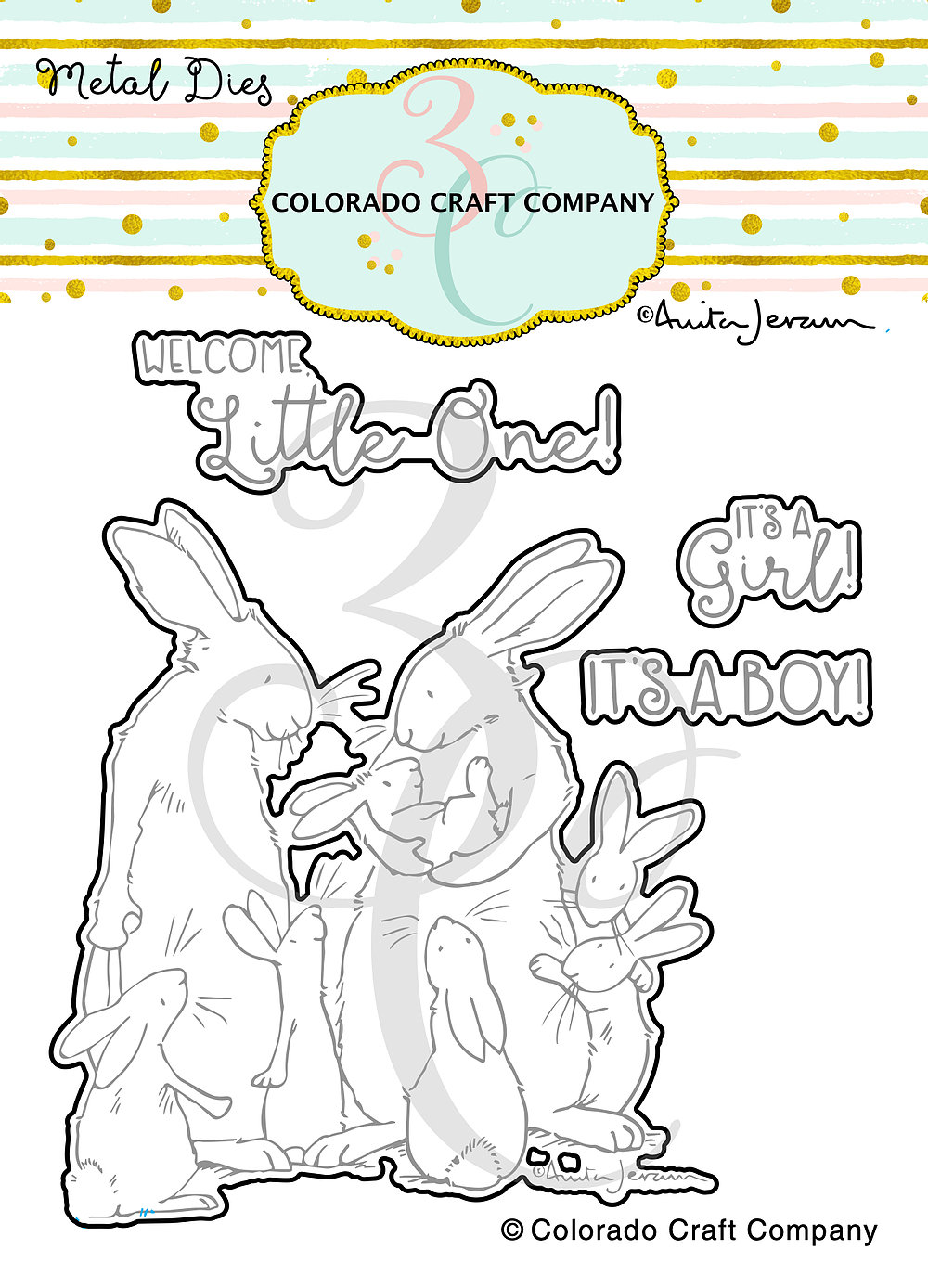 New Baby - Anita Jeram - Die Set