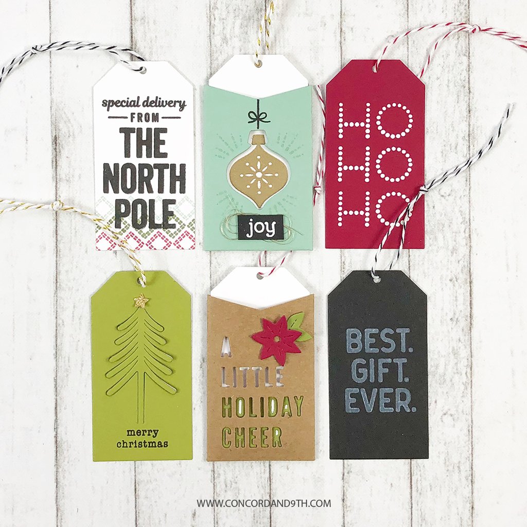 Holiday Cheer Tags - Dies