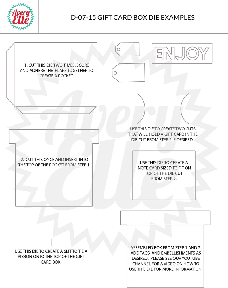 Gift Box Card Holder - Elle-ments