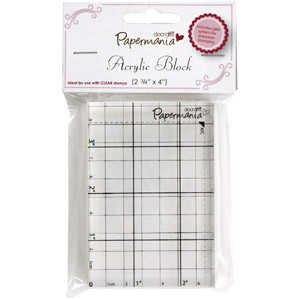 Acryl Stempel Block Mittel 2¾" x 4"