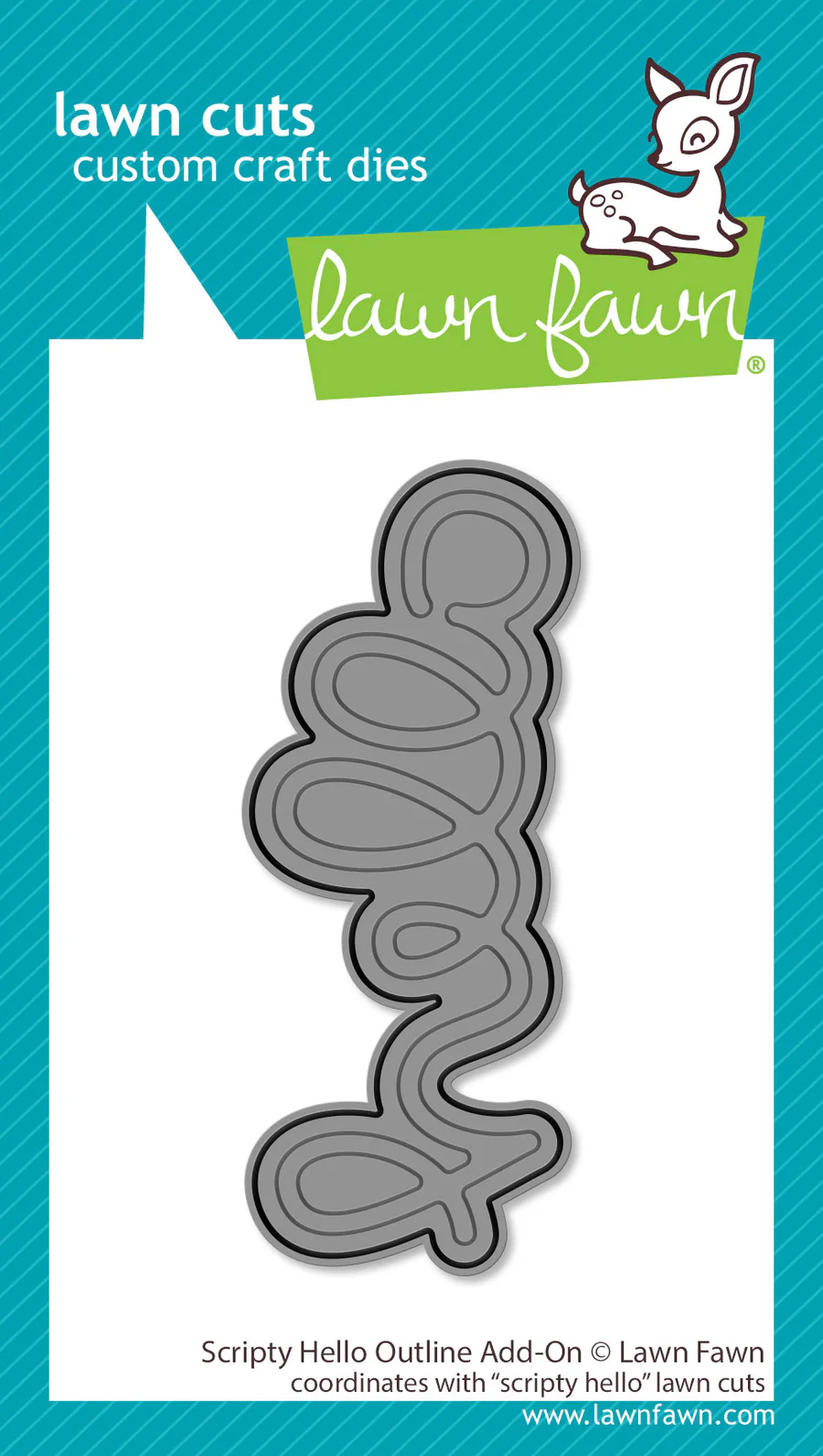 Scripty Hello Outline Add-On - Lawn Cuts Scripty Hello Outline Add-On - Lawn Cuts