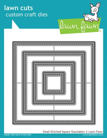 Small Stitched Square Stackables- lawn cuts