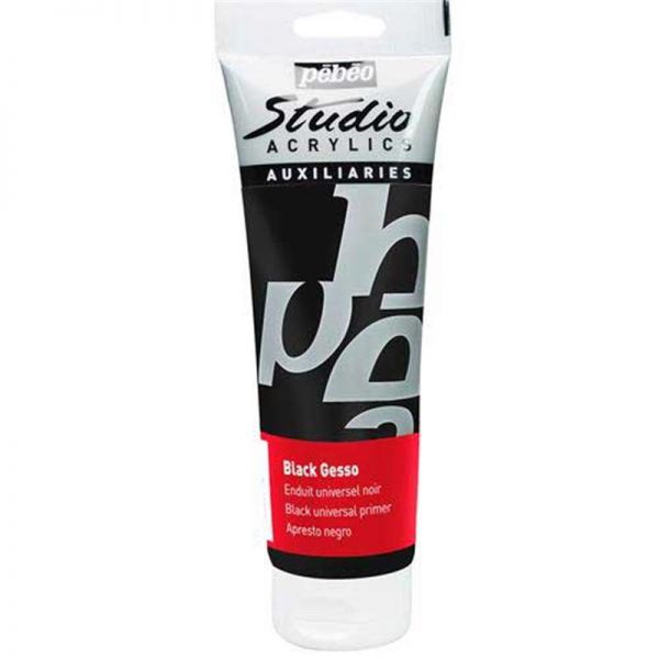 Pébéo Gesso schwarz