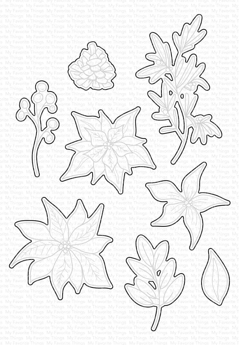 Pretty Poinsettias - Die-namics