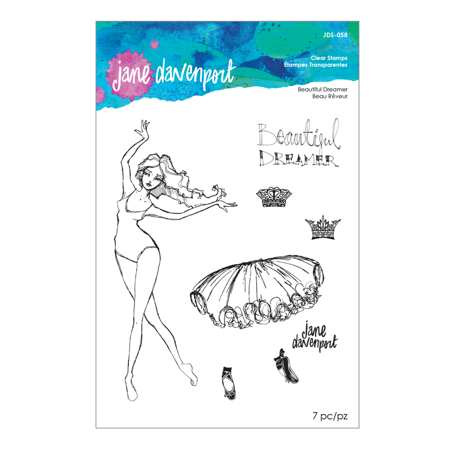 Beautiful Dreamer - Acrylic Stamps - Jane Davenport Beautiful Dreamer - Acrylic Stamps - Jane Davenport