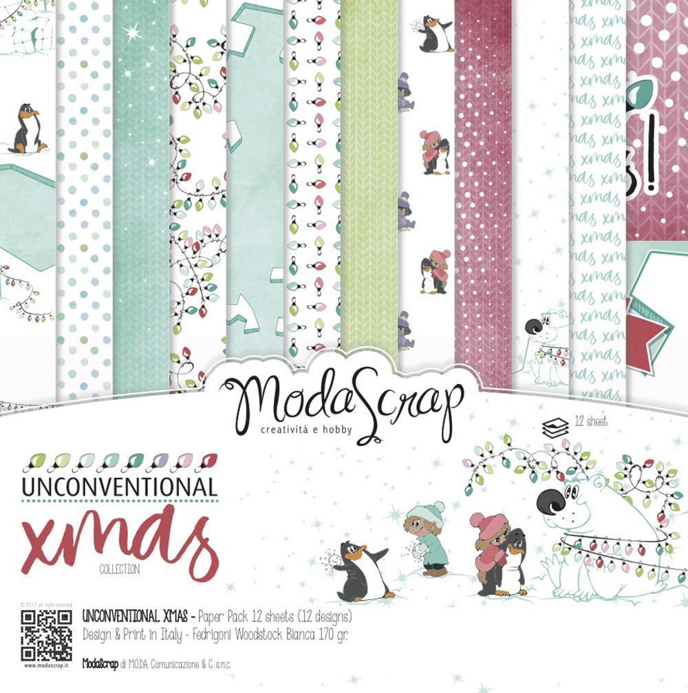 Unconventional Christmas - Elizabeth Craft Designs - 6"x6"