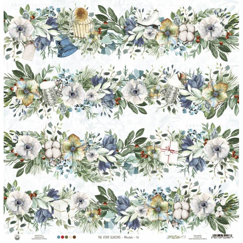 Paper 06 - The Four Seasons - Winter - 12â€œx12"