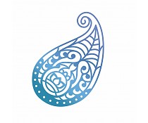 Ultimate Crafts Paisley Drop Hotfoil Stamp