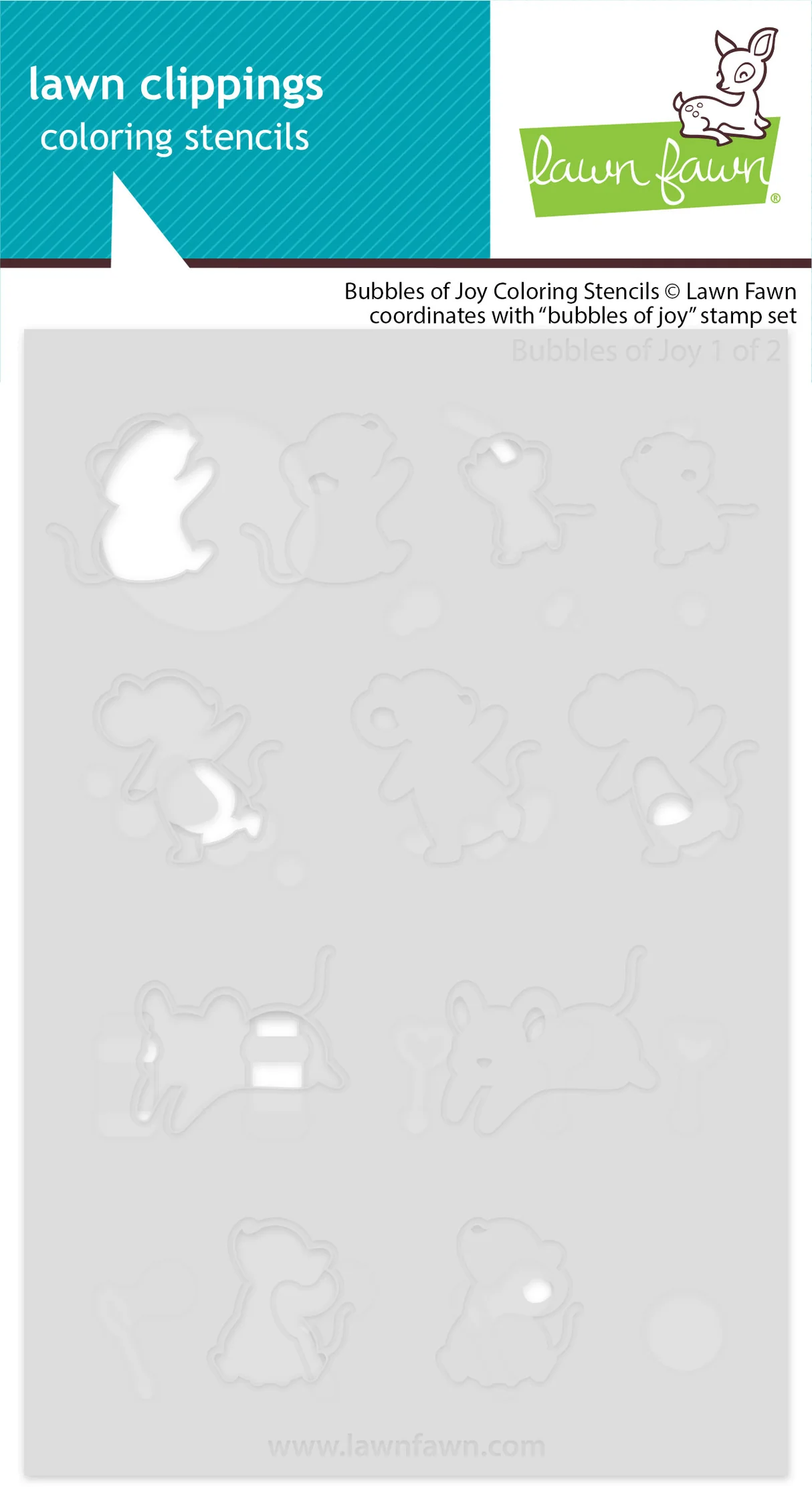 Bubbles Of Joy - Coloring Stencil Bubbles Of Joy - Coloring Stencil