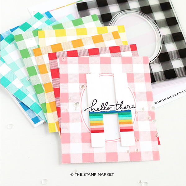 Gingham Frame Stamp Gingham Frame Stamp