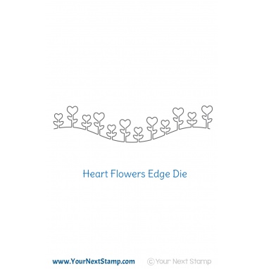 Heart Flower Edge - Die