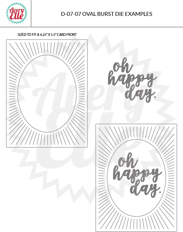 Oval Burst - Elle-ments