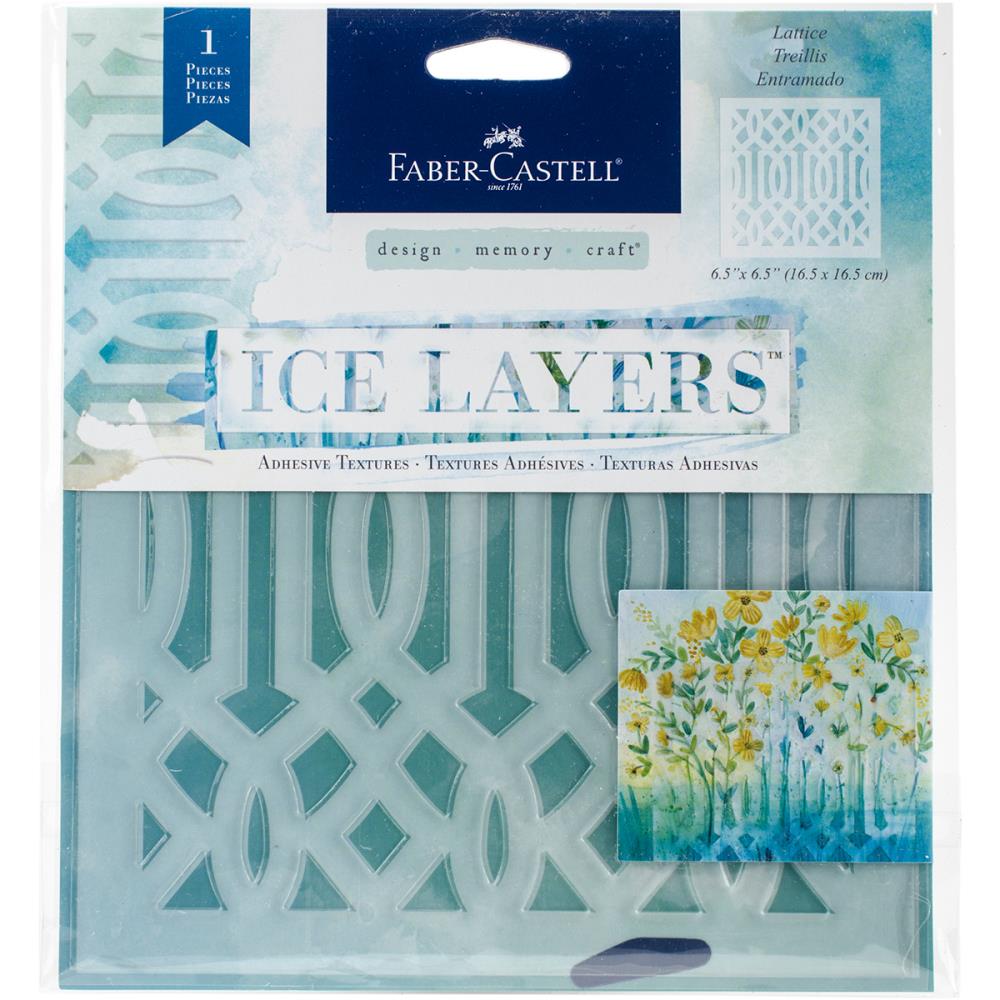 Faber Castell Ice Layers Adhesive Textures Lattice